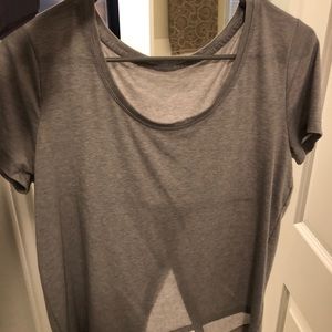 Outdoor voices back tie tee